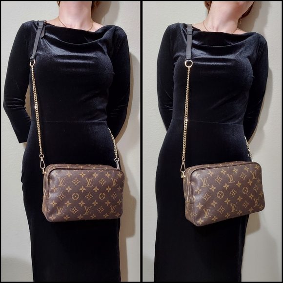 👑Authentic👑 Louis Vuitton Trousse Toilette 23 monogram converted to cro - Picture 2 of 12